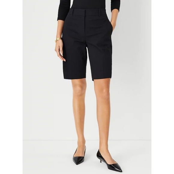 🟣 Sz 2 Ann Taylor Women's Boardwalk Shorts - Black - Picture 2 of 8